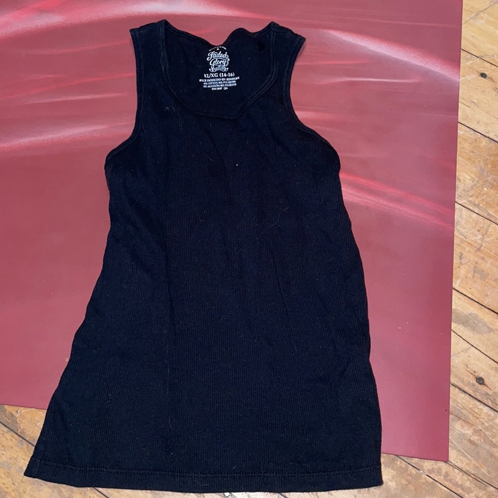 black tank top